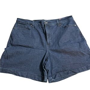 Gloria Vanderbilt Blue Jean Shorts Relaxed Fit